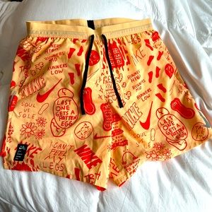 Nike Running Dri-FIT A.I.R. Nathan Bell graphic Woven shorts (dusty orange)L Men